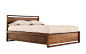 Designer Wooden Bed With Storage Part 7 - Matera Bed With Storage