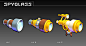 Mobile Game Assets - 1, Jason Rumpff : Assets done for a mobile game.
(I believe they were used as Icons / part of the UI)