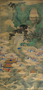 群仙祝寿图 镜心 绢本 