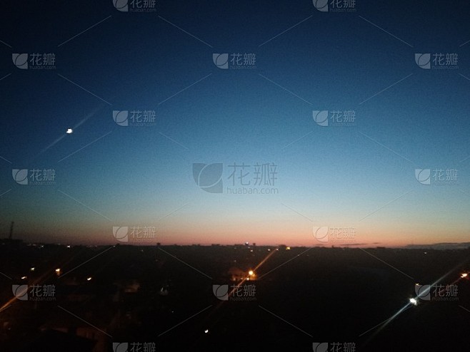 晚上的天空