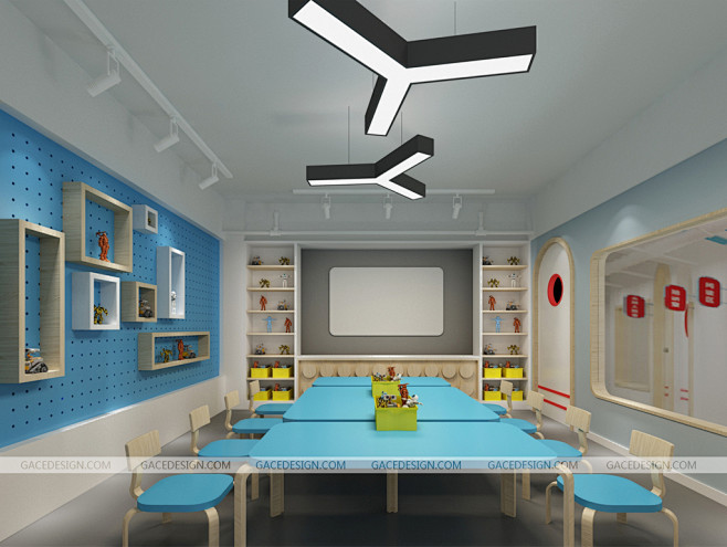 贝尔安亲 - 学校 - GACE DESIGN_幼儿园设计_幼儿园装修_儿童教育空间 日托中心 早教机构设计公司|集合设计-专注高端幼儿园设计