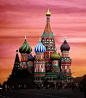 The St. Basil's Cathedral、色彩、街景、旅行、城堡