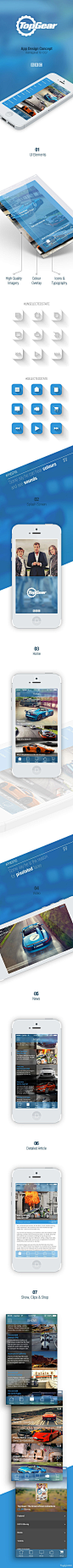 Top Gear Tribute iOS7 Redesign Concept