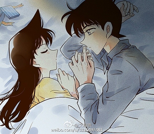 名侦探柯南新兰工藤新一毛利兰文神原