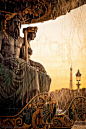 Fontaine des Mers, Place de la Concorde, Paris. By Marc Benslahdine.