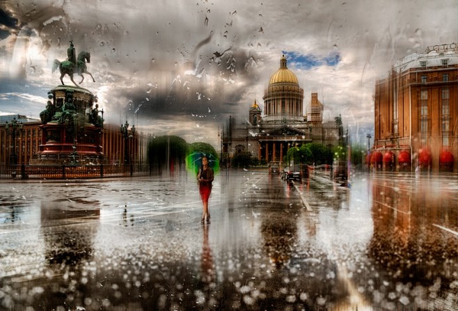 雨中如画的圣彼得堡 RAINY STRE...