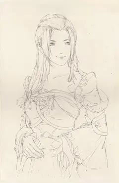 木须柿子  的插画 ╮(╯▽╰)╭破军花姐线稿