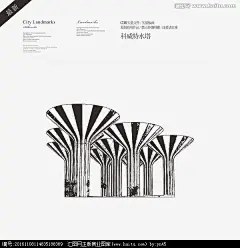 水塔版画矢量版画手绘线描稿城市建筑城市标志性建筑城市地标建筑科威特旅游旅游景区自驾游国内外旅游景点旅游海报旅游设计素材科威特水塔