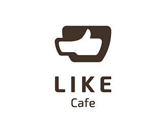 LikeCafe咖啡厅 咖啡厅logo ...