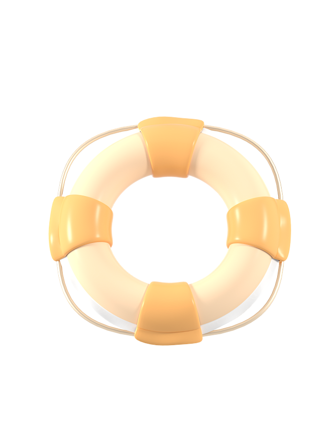 c4d简约夏季小元素3d素材透明图免扣