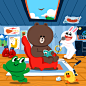 FRIENDS PIC | GIFs, pics and wallpapers by LINE friends : FRIENDS PIC is where you can find all the character GIFs, pics and free wallpapers of LINE friends. Come and meet Brown, Cony, Choco, Sally and other friends!