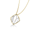 BREUNING - Elegant pendant, diamonds with sparkling brilliance, - 31709210