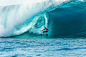 Surfer Kelly Slater Surfing 2014 Billabong Pro Tahiti