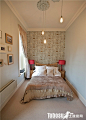 简约小卧室壁纸装修效果图—土拨鼠装饰设计门户