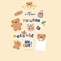 NCT DREAM bear sticker sheet Haechan Jaemin Jeno Jisung | Etsy