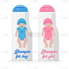 儿童,婴儿,男孩,女孩,蓝色,塑胶,卫生,绘画插图,矢量,瓶子