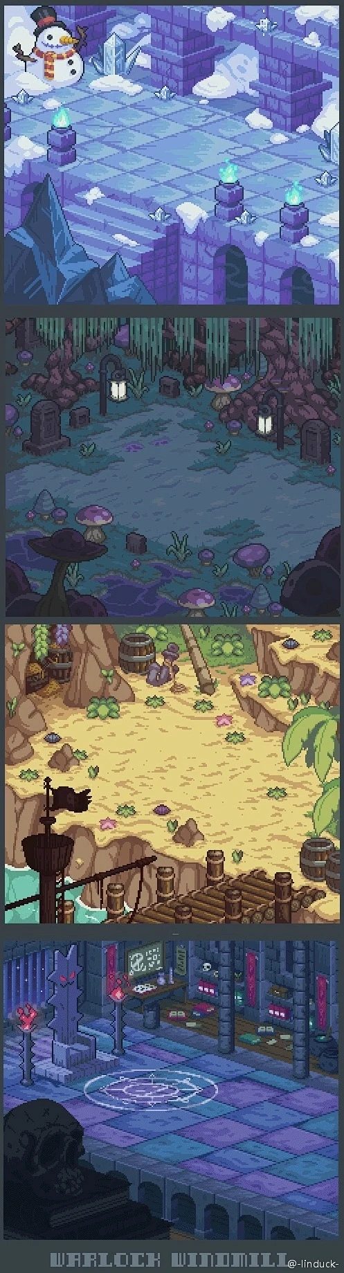 【pixel artist】Phil G 纽约像素艺术家兼任豚一枚的Phil G。作品以鲜明的色块加常用的粗描边形成一定的风格辨识。场景上主调 ...