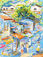 夏日记 _ 插画合集