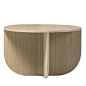 Mil Coffee Table in Durmast Wood by Büro Famos - Shop La Cividina online at Artemest