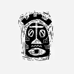 古代战争面具免抠素材 平面电商 创意素材 png素材