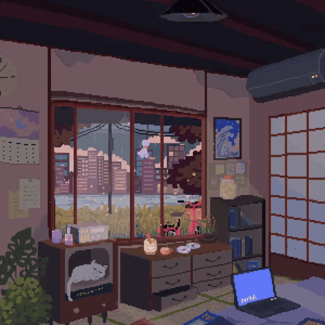 #像素画#