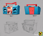 Monster Life - Items - Ghetto Blaster by ~joslin on deviantART