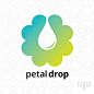 Exclusive Customizable Logo For Sale: Petal Drop | StockLogos.com
