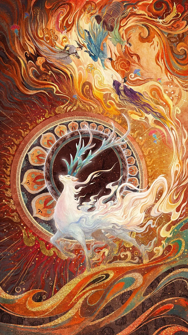 图片_古风，丝绸之路，敦煌，莫高窟，美女等图片素材-花瓣网