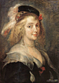 彼得·保罗·鲁本斯(Peter Paul Rubens)高清作品《Portrait of Helena Fourment》