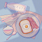 韩国插画师Apricotmayor