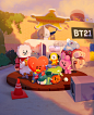 BT21 pop star, Brad Koo : These are some of my illustrations used in BT21 pop stars. I personally enjoyed creating various and interesting situations in a limited layout. Please enjoy it!
