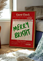 guest check print trendy wall art aesthetic large wall art guest check poster preppy prints christmas guest check print image 8
