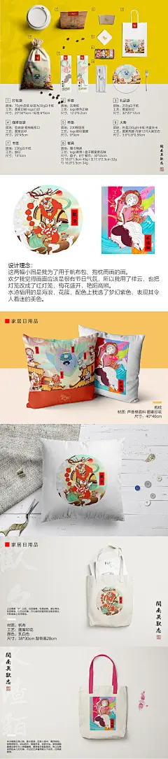 这两幅小图是我为了用于帆布包、抱枕而画的画。欢夕我觉得画面应该是很有节日气氛，所以我用了祥云，也把灯笼改成了红灯笼，梅花盛开，艳阳高照。水渣貊用的是海浪，花簇，配色上我选了梦幻紫色，表现其令人着迷的美色。