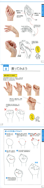 601 日式手足造型画法日式动漫绘画教程人体结构CG素材图片资料-淘宝网