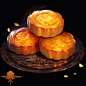 longtu2_Two_mooncakes_in_a_plate_mid-autumn_festival_reasonable_0d5bde20-00f2-4127-ad80-1252c9555950