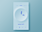 Light Blue Clock