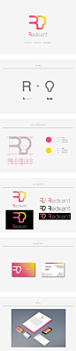 Radiiant - Logo / Identity Design -Proposal 2: 