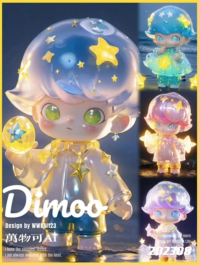 DIMOO来自星星的你｜这颗流星是你掉的吗？ - 小红书-花瓣网
