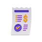 Payment Bill 3D Icon
