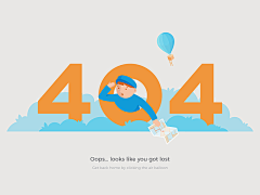 孤&郁采集到404页面