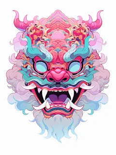 AI图狮子素材图AI图元素