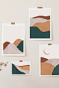 Textured watercolor shapes, elements, and pre-made compositions. Perfect for print and web projects such as wedding invitations, branding, packaging design, greeting cards, and many other uses. Create your own compositions or use any of the six pre-made b