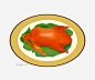 美味的红色烤鸭插画图片大小2400x2000px 图片尺寸654.13 KB 来自PNG搜索网 pngss.com 免费免扣png素材下载！红色#烤鸭#美食#装饰图案#