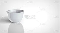 清酒杯左3d渲染