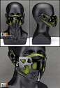 赛博朋克面罩防毒面具COS机能二次元科幻机械badboystudio设计-淘宝网