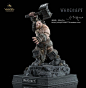 weta 魔兽世界 Orgrim 兽人奥格瑞姆全身雕像 （定金158）-淘宝网