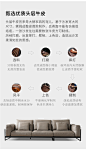 意式极简真皮沙发头层牛皮客厅小户型直排四人位北欧轻奢皮质沙发-淘宝网