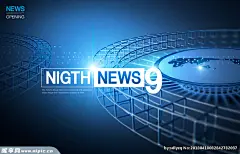 科技感新闻背景展板海报图片下载