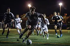 形象球类足球人物图片摄影图