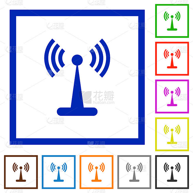 Wlan网络平面框架图标